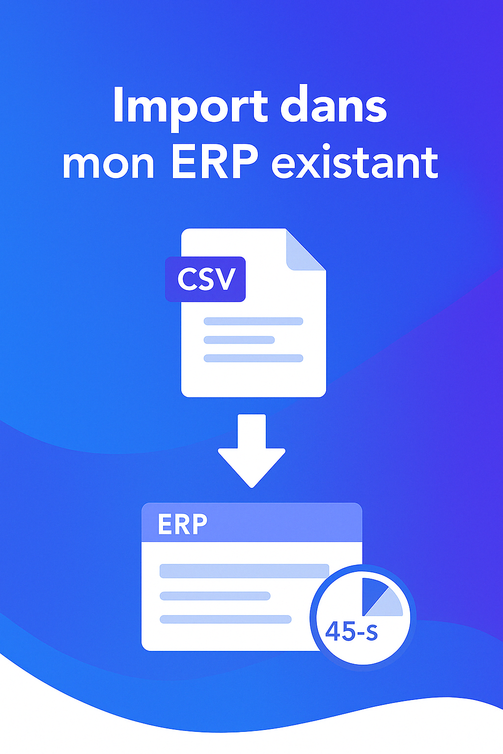 Import du CSV dans son ERP